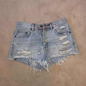 Ksubi distressed shorts!